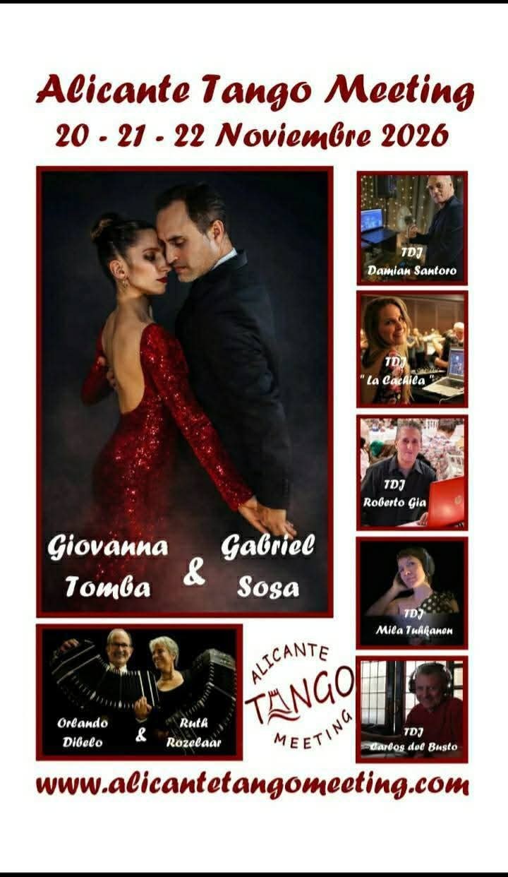 Alicante Tango Meeting poster