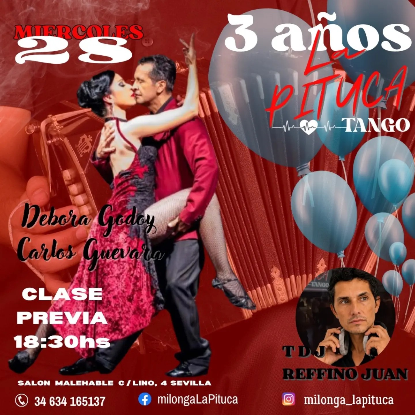 Milonga La Pituca — 3er Aniversario poster