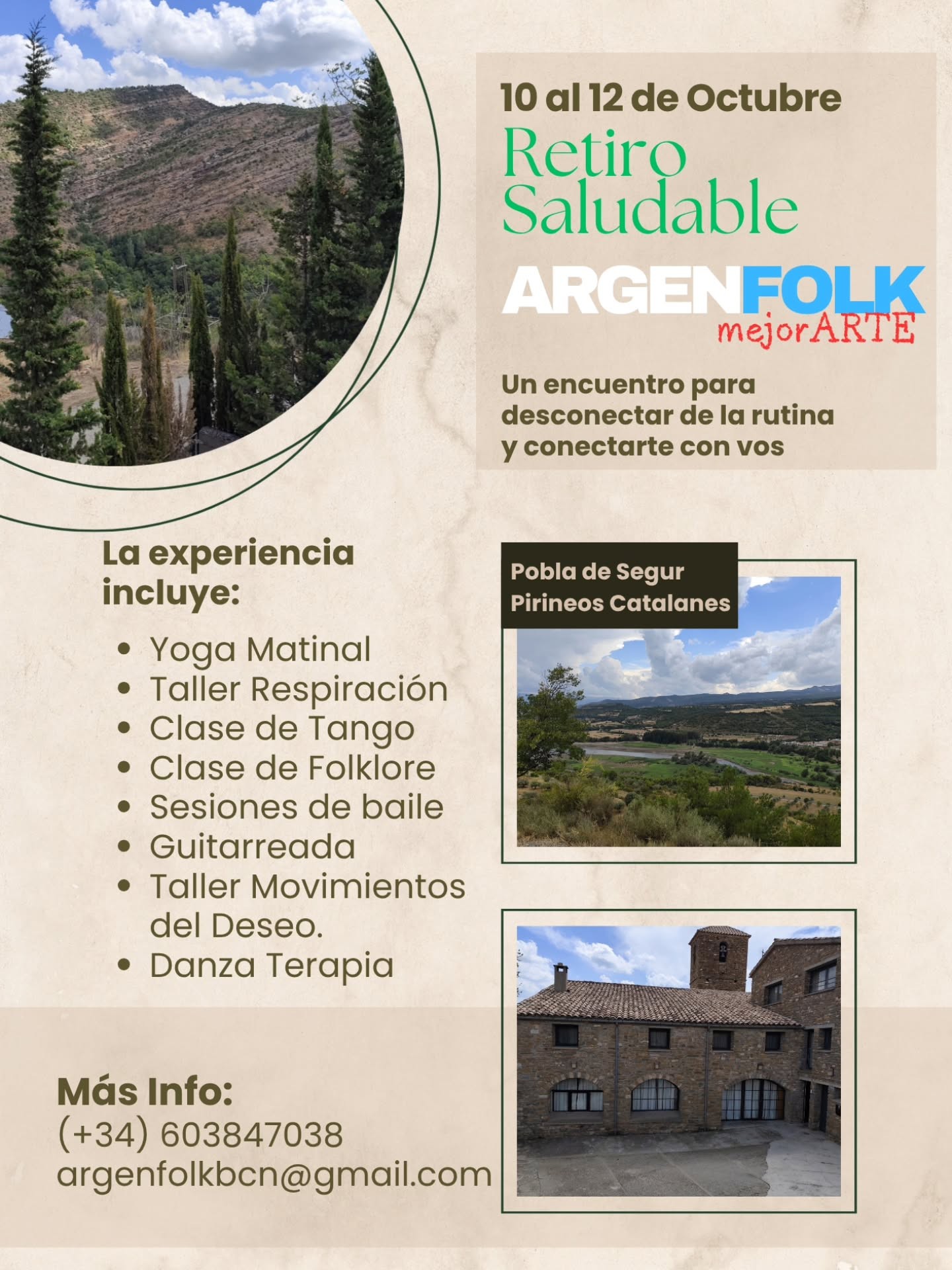 Retiro de baile ARGENFOLK mejorARTE poster