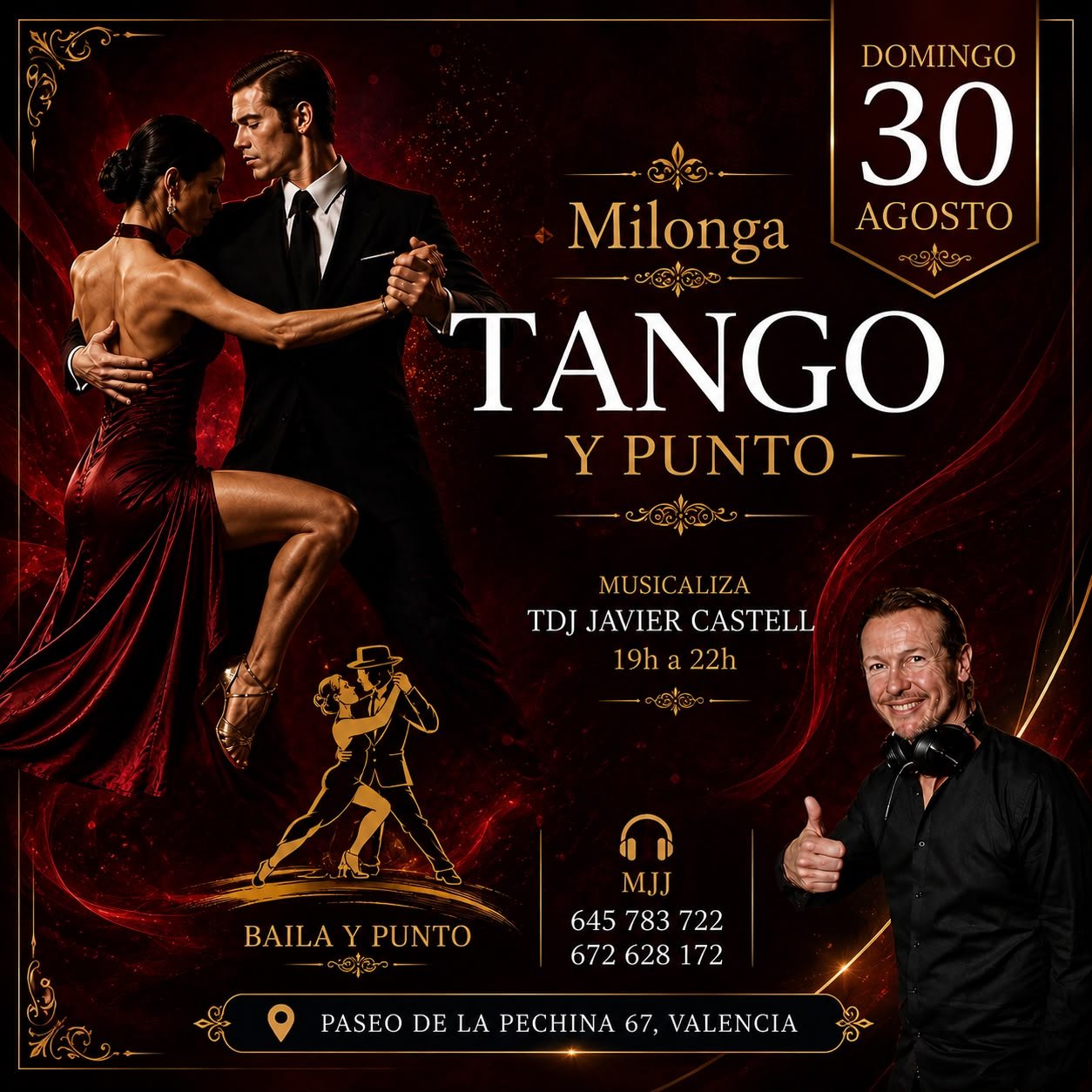 Milonga Tango y Punto poster