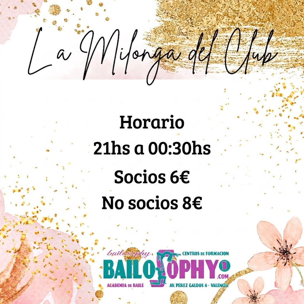 La Milonga del Club poster