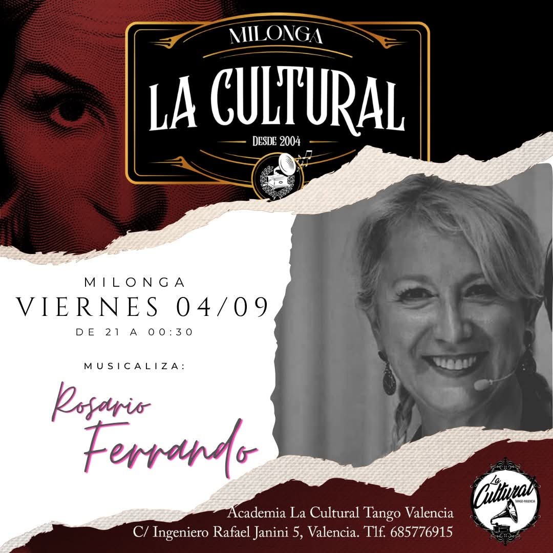 Milonga La Cultural poster