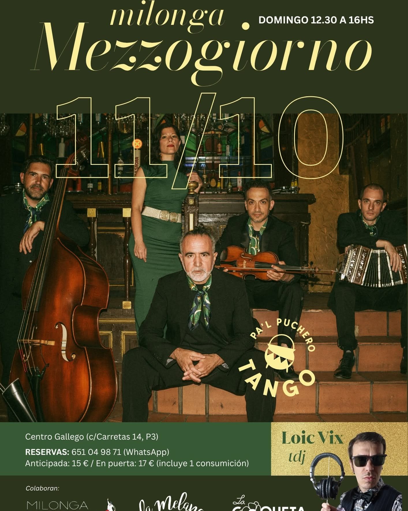 Milonga Mezzogiorno poster